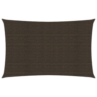 Vela ombreggiante 160 g/m² marrone 3 x 6 m HDPE 02_0009159