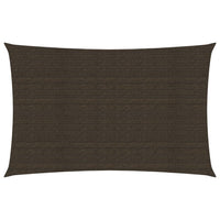 Vela ombreggiante 160 g/m² marrone 4 x 7 m HDPE 02_0009171