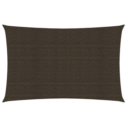 Vela ombreggiante 160 g/m² marrone 4 x 7 m HDPE 02_0009171