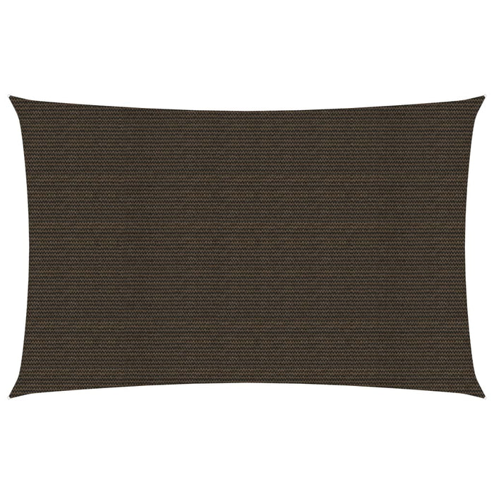 Vela ombreggiante 160 g/m² marrone 4 x 7 m HDPE 02_0009171