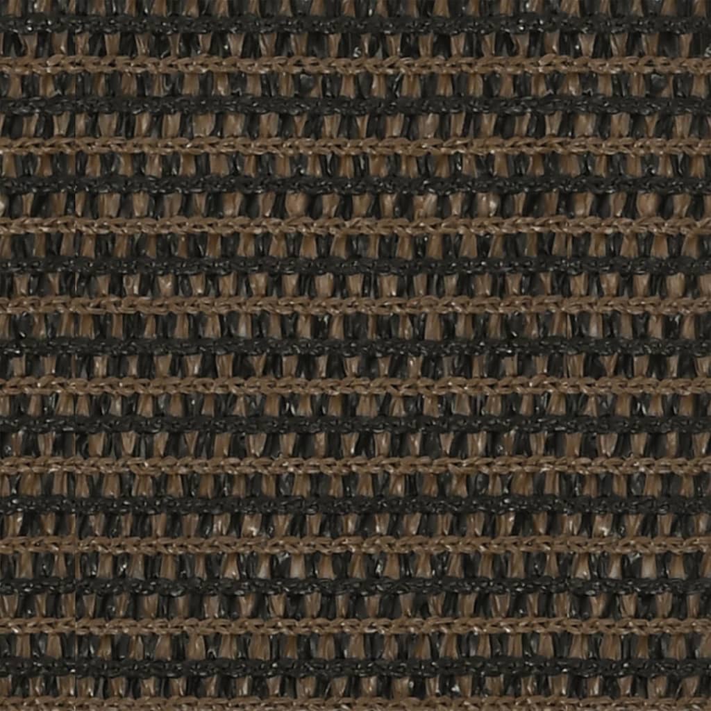 Vela in tessuto per ombrellone 160 g/m² HDPE 3 x 4 x 4 m marrone 02_0009157