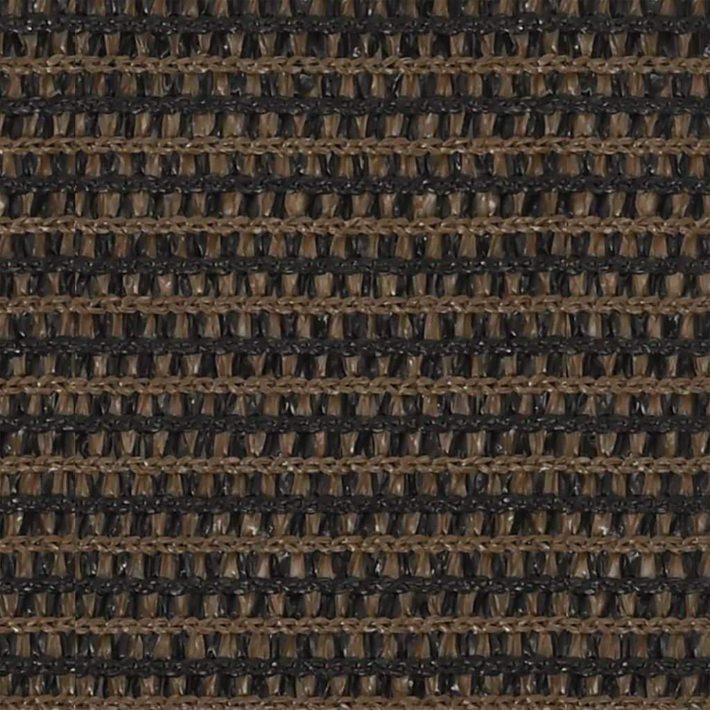 Vela in tessuto per ombrellone 160 g/m² 4,5 x 4,5 x 4,5 m HDPE marrone 02_0009161