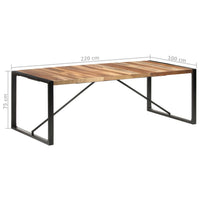 Tavolo da Pranzo 220x100x75 cm in Legno Massello 321544