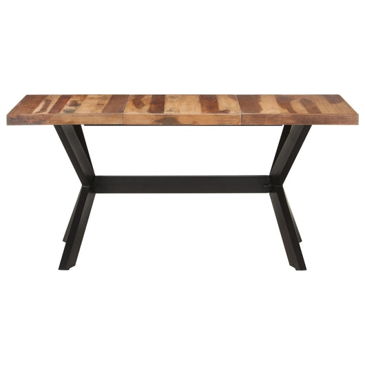 Tavolo da Pranzo 160x80x75 cm Legno Massello con Finitura Ambra 321547