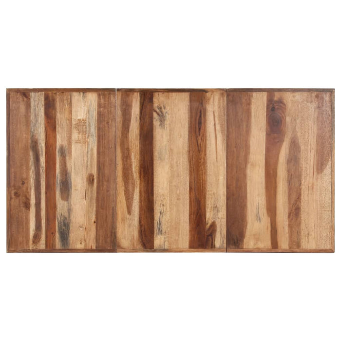 Tavolo da Pranzo 160x80x75 cm Legno Massello con Finitura Ambra 321547