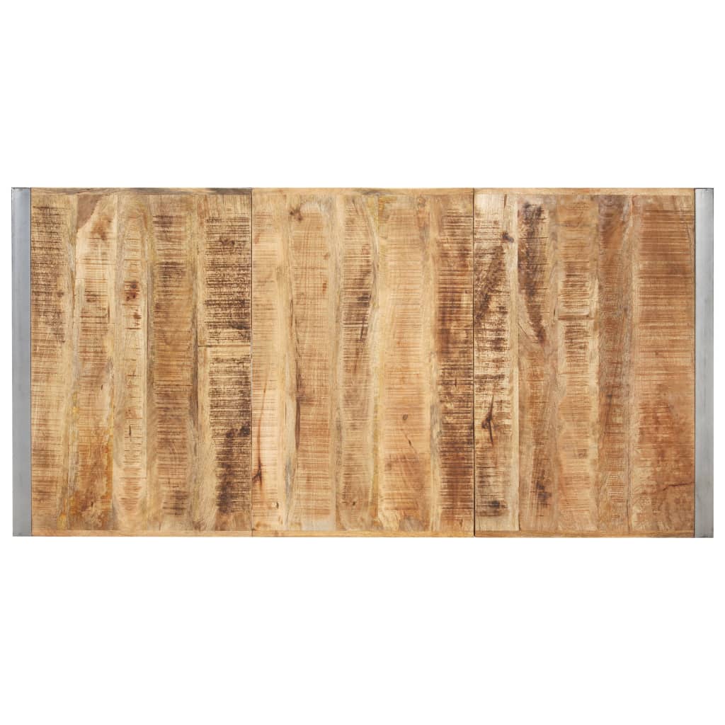 Tavolo da Pranzo 200x100x75cm in Legno Massello di Mango Grezzo 321565