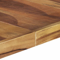 Tavolo da Pranzo 140x140x75 cm Legno Massello Finitura Sheesham cod mxl 18001