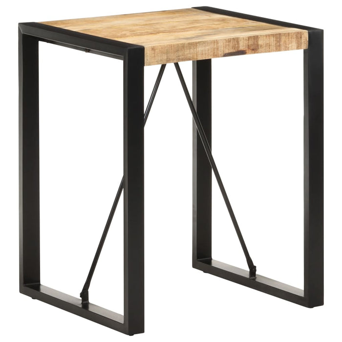 Tavolo da Pranzo 60x60x75 cm in Legno Massello di Mango Grezzo 321592