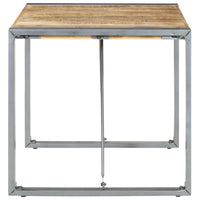 Tavolo da Pranzo 80x80x75 cm in Legno di Mango Grezzo 321603