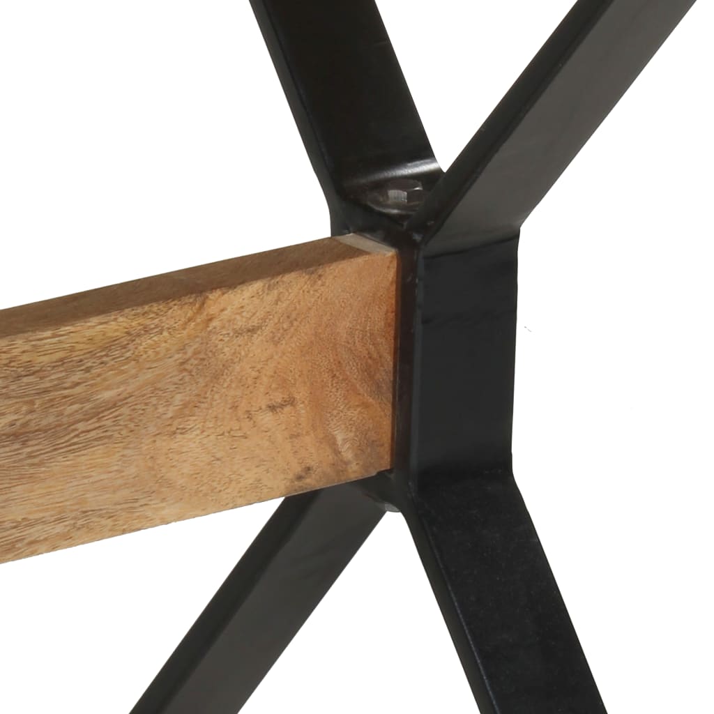 Tavolo da Pranzo 140x70x76 cm in Legno di Mango Grezzo 321606