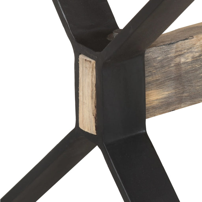 Tavolo da Pranzo 160x80x76 cm in Legno Massello di Mango Grezzo 321608