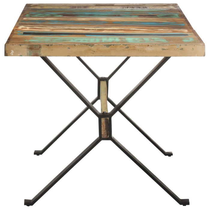 Tavolo da Pranzo 160x80x76 cm in Legno Massello di Recupero 321609