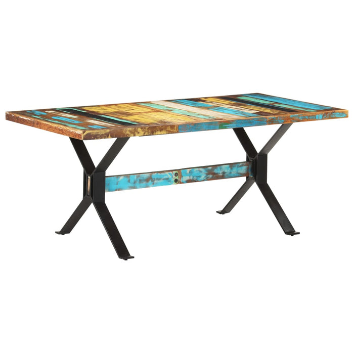 Tavolo da Pranzo 180x90x76 cm in Legno Massello di Recupero 321611