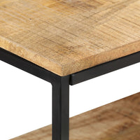 Credenza 150x30x75 cm in Legno di Mango Grezzo 321617