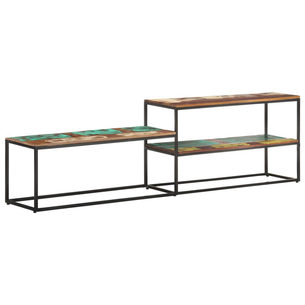 Mobile Porta TV 180x30x50 cm in Legno Massello di Recupero 321621