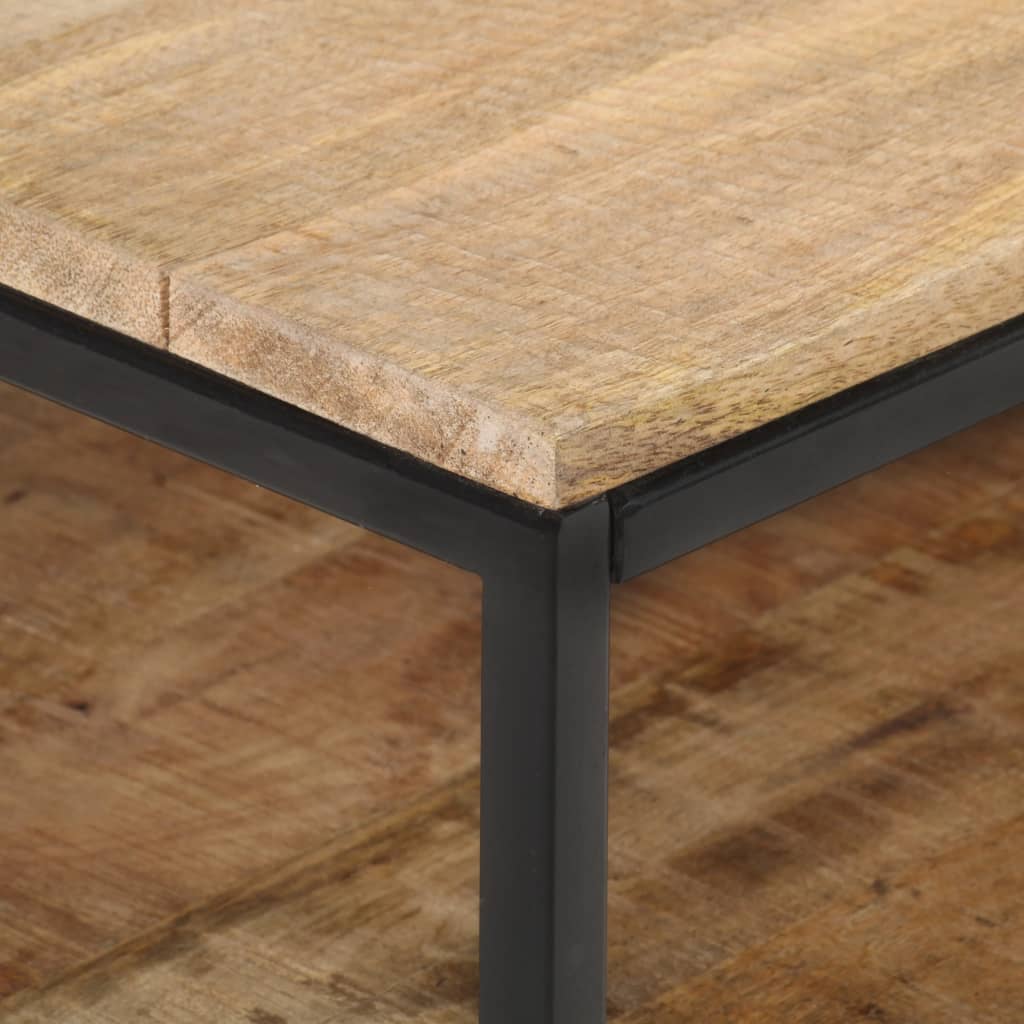 Mobile Porta TV 130x30x45 cm in Legno Massello di Mango Grezzo cod mxl 54554