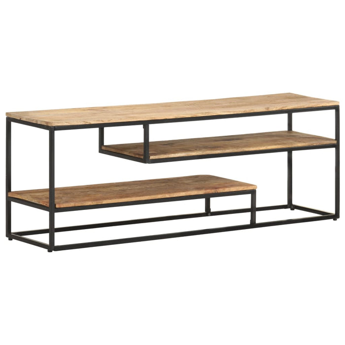 Mobile Porta TV 130x30x45 cm in Legno Massello di Mango Grezzo cod mxl 54554