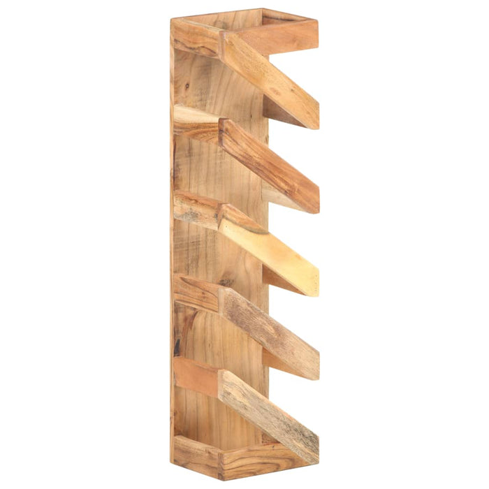 Portavino da 5 Bottiglie in Legno Massello di Acacia cod mxl 56522