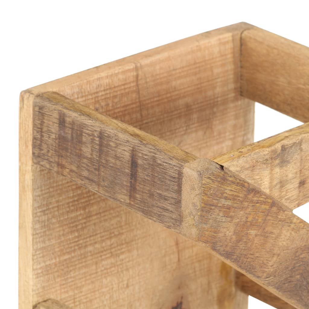 Portavino da 5 Bottiglie in Legno Massello di Mango 321627