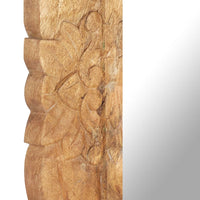 Specchio 80x50 cm in Legno Massello di Mango cod mxl 67789