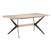 Tavolo da Pranzo 180x90x76 cm in Legno Massello di Mango 321688