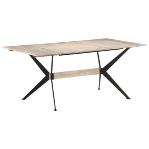Tavolo da Pranzo 180x90x76 cm in Legno Massello di Mango 321688
