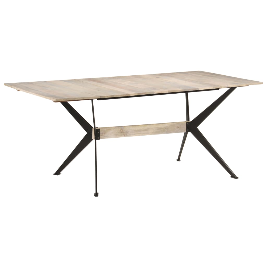 Tavolo da Pranzo 180x90x76 cm in Legno Massello di Mango 321688