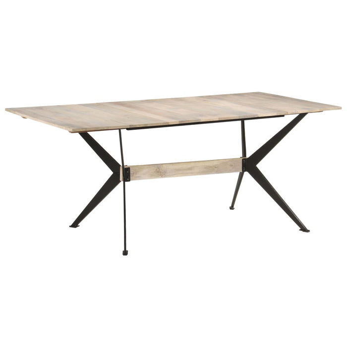 Tavolo da Pranzo 180x90x76 cm in Legno Massello di Mango 321688