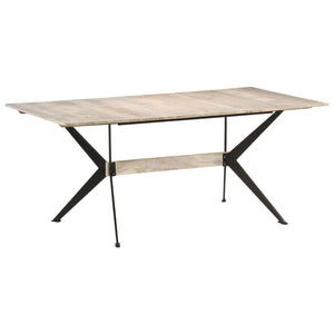 Tavolo da Pranzo 180x90x76 cm in Legno Massello di Mango 321688