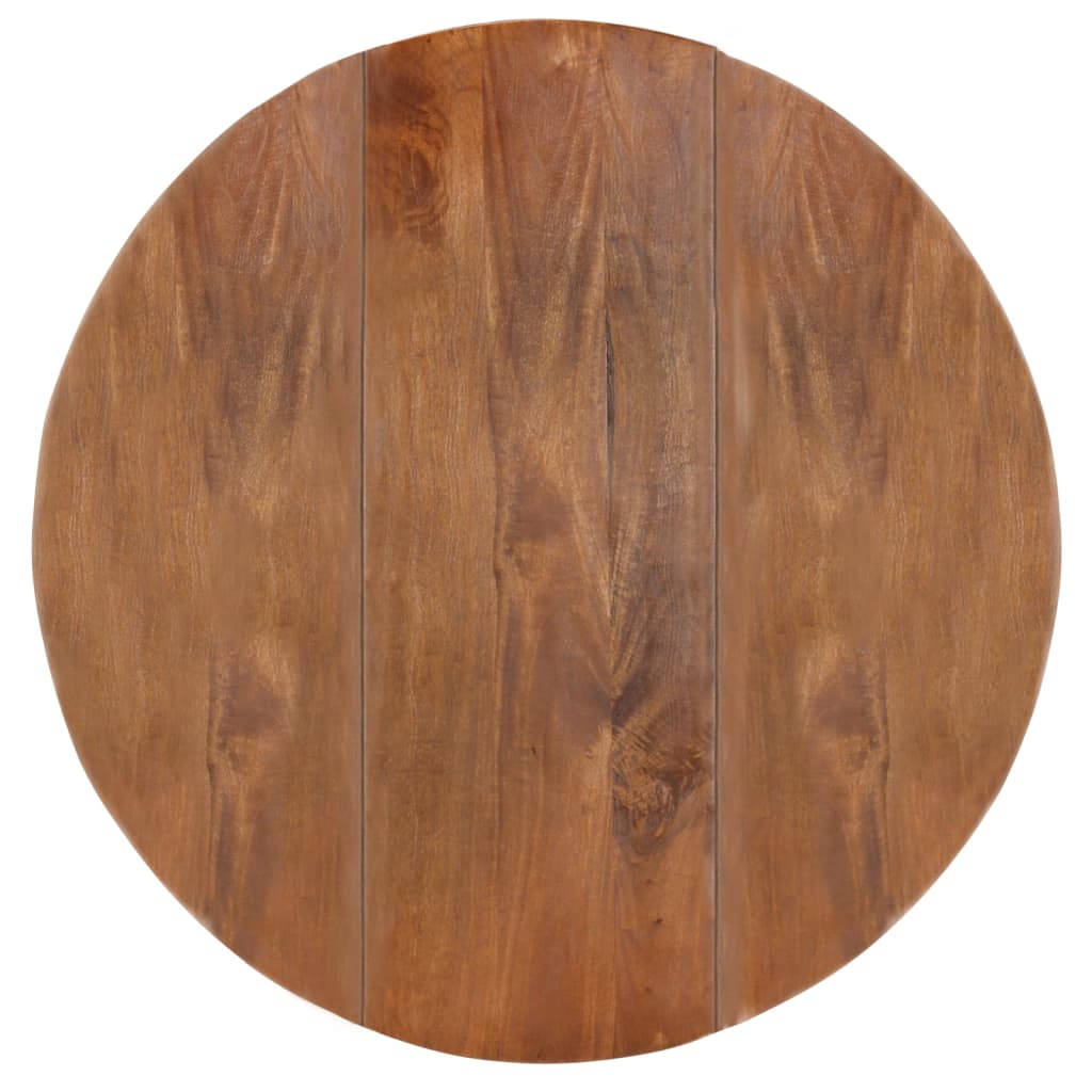 Tavolo da Pranzo Rotondo 110x76 cm in Legno Massello di Mango 321701