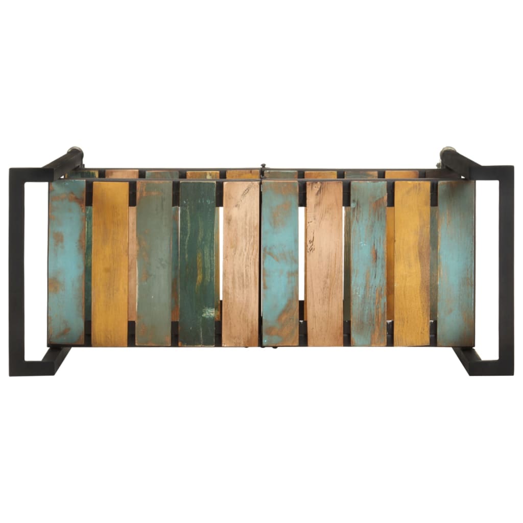 Carrello da Cucina 87x36x81 cm in Legno Massello di Recupero 321711