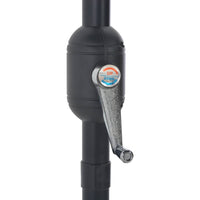 Ombrellone Balcone Palo in Alluminio Bordò 300x155x223cm a Metà 312502