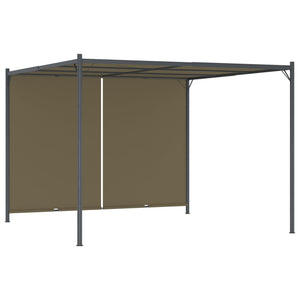 Gazebo da Giardino con Tetto Retrattile 3x3 m Talpa 180 g/mÂ² cod mxl 67032