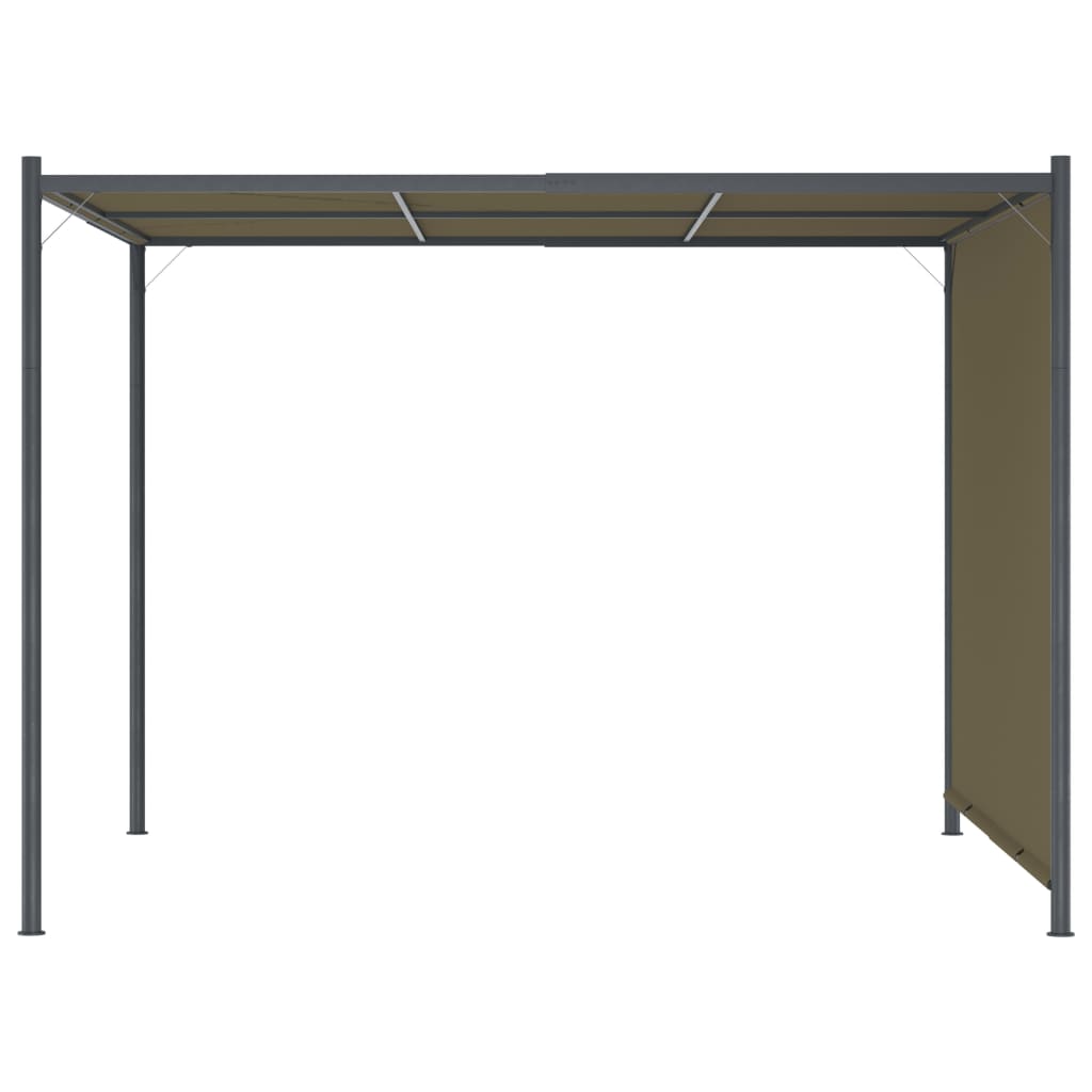 Gazebo da Giardino con Tetto Retrattile 3x3 m Talpa 180 g/mÂ² cod mxl 67032