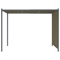Gazebo da Giardino con Tetto Retrattile 3x3 m Talpa 180 g/mÂ² cod mxl 67032