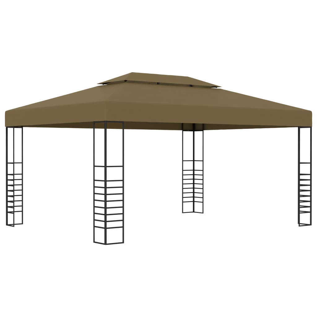 Gazebo 3x4 m Grigio Talpa 180 g/mÂ² cod mxl 57109