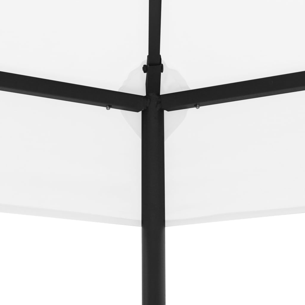 Gazebo da Giardino 323x275x265 cm Bianco 180 g/m² 312233
