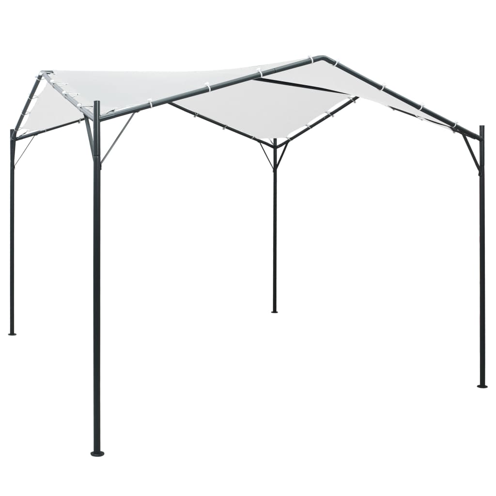 Gazebo da Giardino 3x3x2,6 m Bianco 180 g/mÂ²