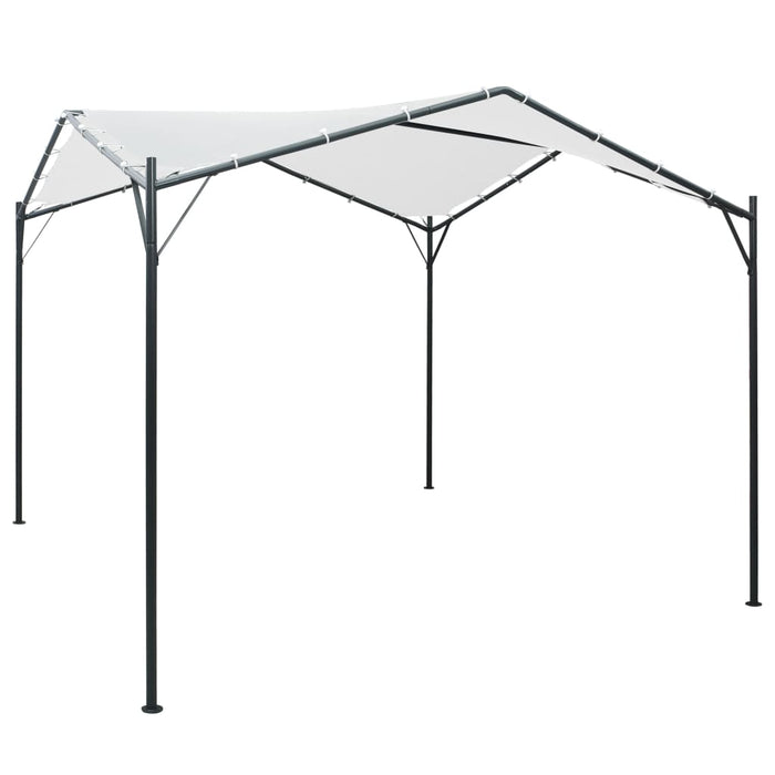 Gazebo da Giardino 3x3x2,6 m Bianco 180 g/mÂ²