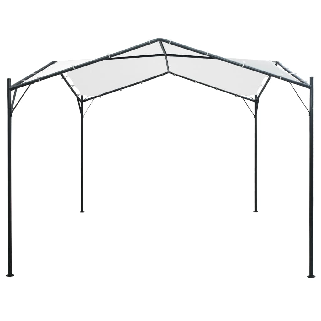 Gazebo da Giardino 3x3x2,6 m Bianco 180 g/mÂ²