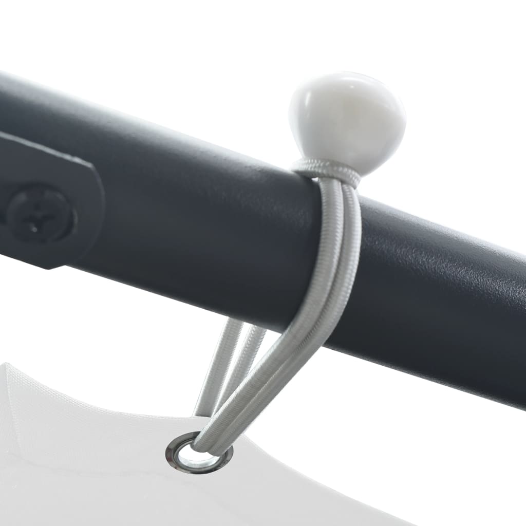 Gazebo da Giardino 3x3x2,6 m Bianco 180 g/mÂ²