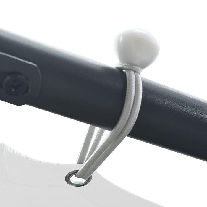 Gazebo da Giardino 3x3x2,6 m Bianco 180 g/mÂ²