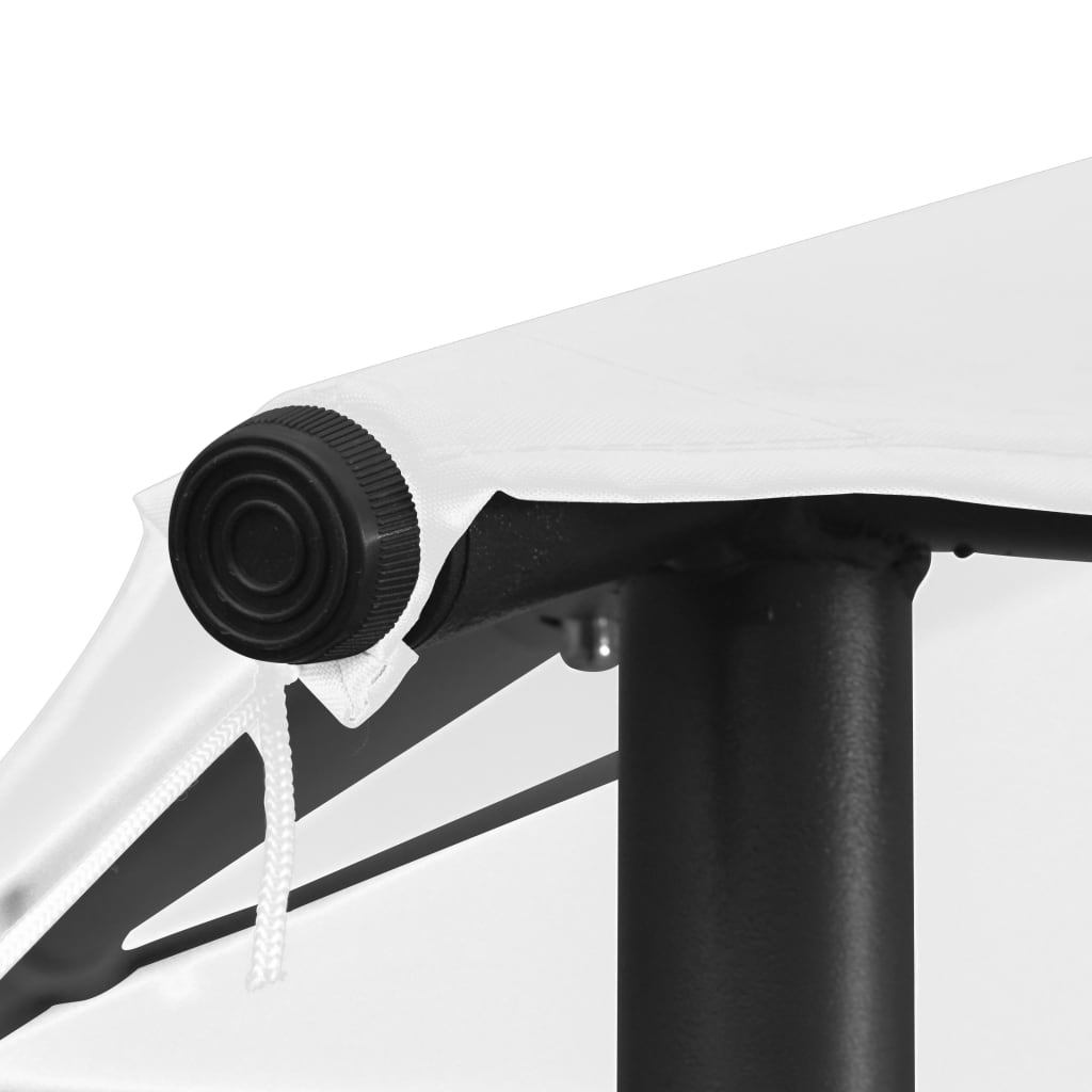 Gazebo da Giardino 4x4x3 m Bianco 180 g/mÂ²