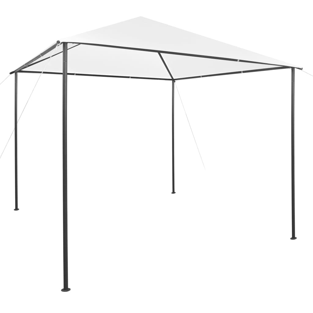 Gazebo da Giardino 3x3x2,9 m Bianco 180 g/mÂ²