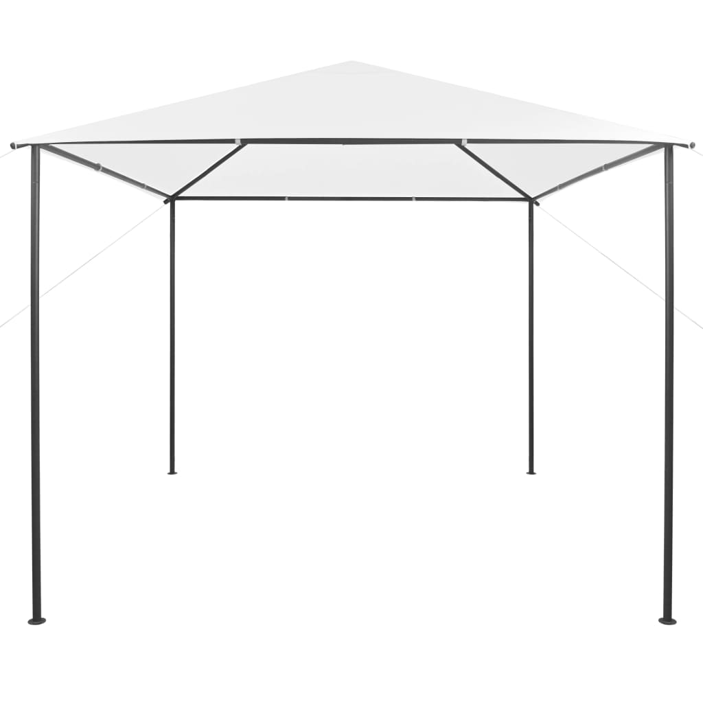 Gazebo da Giardino 3x3x2,9 m Bianco 180 g/m² 312241