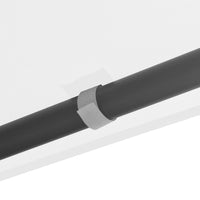 Gazebo da Giardino 3x3x2,9 m Bianco 180 g/m² 312241