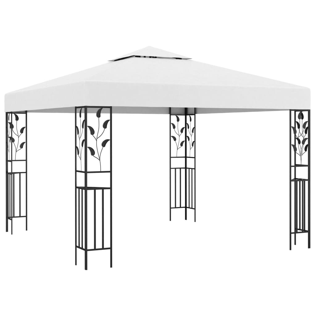 Gazebo 3x3 m Bianco 180 g/mÂ²