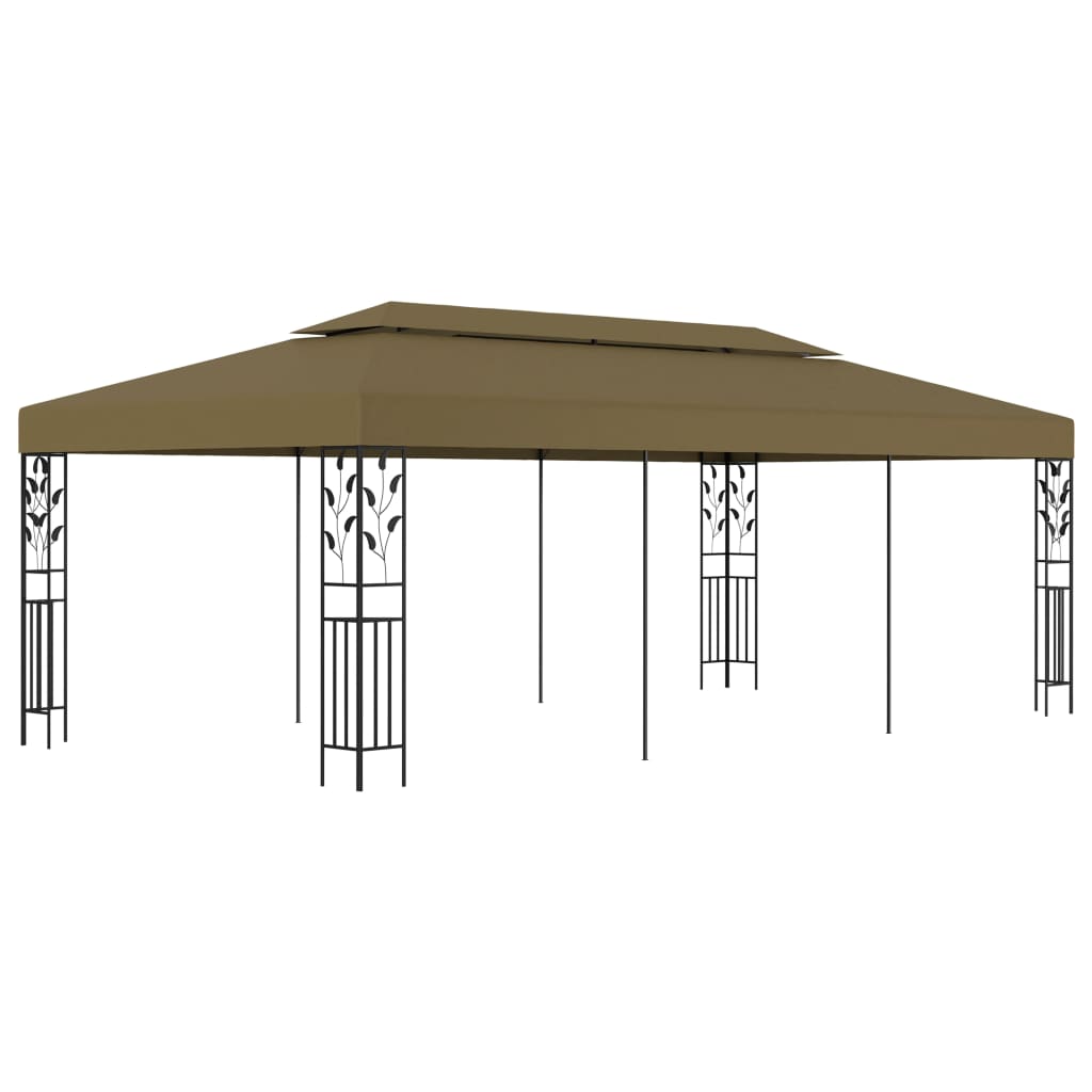 Gazebo 6x3 m Grigio Talpa 180 g/mÂ²