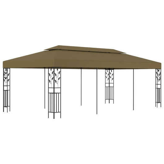 Gazebo 6x3 m Grigio Talpa 180 g/mÂ²