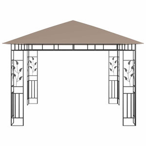 Gazebo con Zanzariera 3x3x2,73 m Talpa 180 g/mÂ² cod mxl 60222